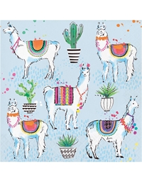 Χαρτοπετσέτες Llama Fiesta 16,5 x16,5 cm Creative Converting (16 τεμάχια)