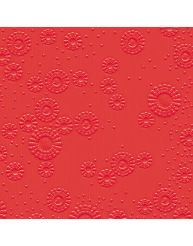 Σετ Χαρτοπετσέτες "Moments Uni Red" 12.5cm x 12.5cm Paper Design (16 Τεμαχίων)