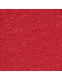 Σετ Χαρτοπετσέτες "Moments Uni Ruby" 12.5cm x 12.5cm Paper Design (16 Τεμαχίων)
