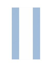 Χαρτοπετσέτες "Light Blue Bandol Stripe" 10.8x19.8 cm Caspari (15 τεμάχια)
