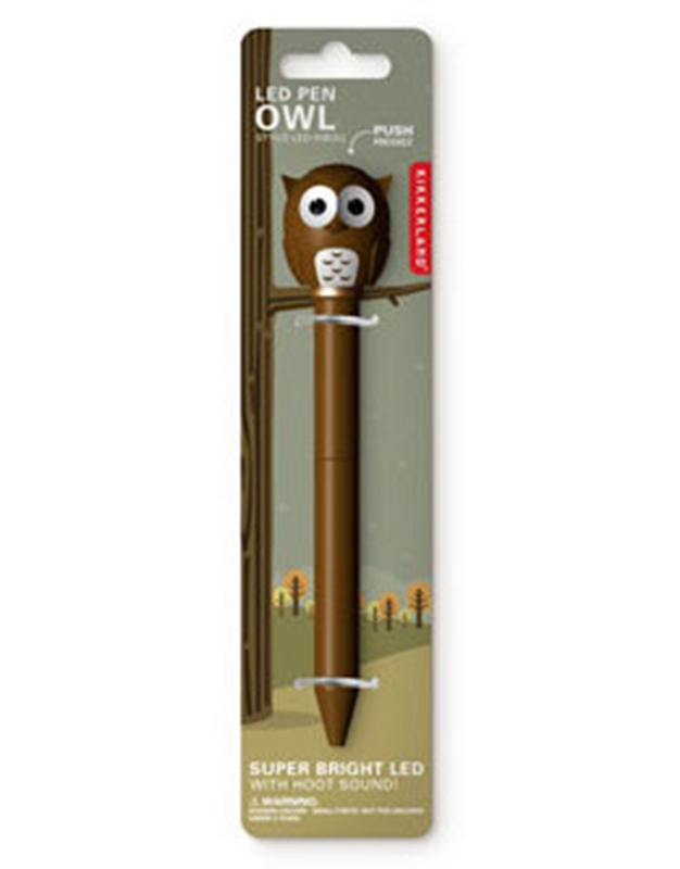 Στυλό Brown Owl Led 4426 Kikkerland