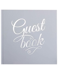 Guest Book White & Silver ΜP-417