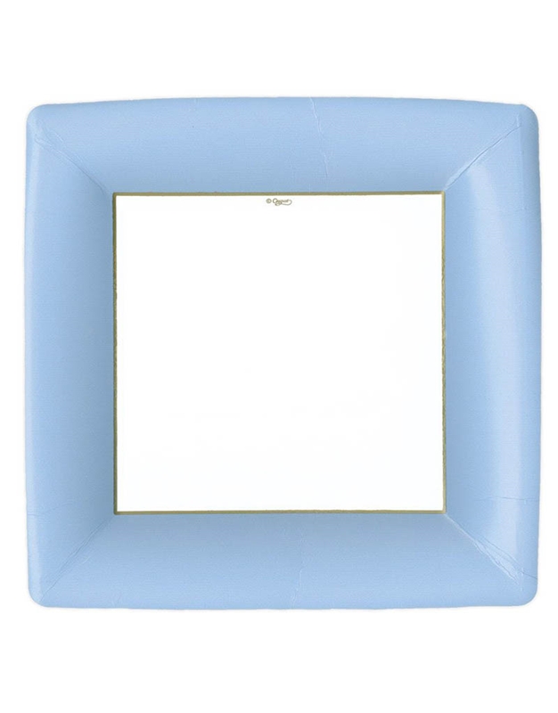 Dinnerplate 8 Tεμαχίων (25.4 cm) ''Light Blue'' Caspari