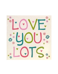 Ευχετήρια Κάρτα "Love You Lots Flittered" Tracks Publishing Ltd V095