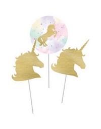 Centerpiece Sticks "Unicorn Sparkle" Creative Converting (3 τεμάχια)