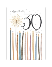 Κάρτα Γενεθλίων "Happy Birthday 30 Today" Tracks Publishing