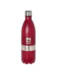Θερμός Μπουκάλι Μεταλλικό Ανοξείδωτο Kόκκινο Εcolife (1L)