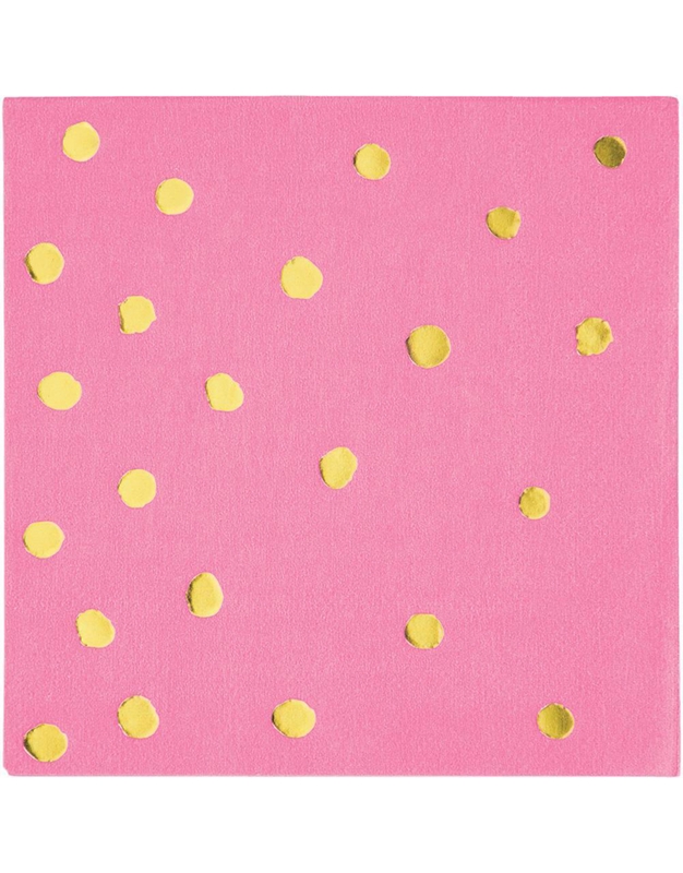 Xαρτοπετσέτες Mικρές Candy Pink 25x25 cm Creative Converting (16 τεμάχια)